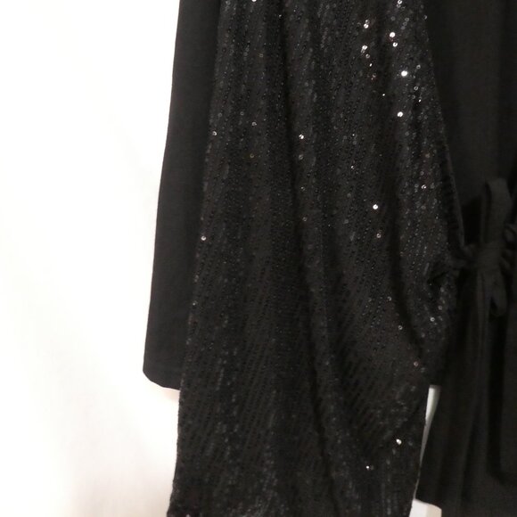 EMERY ROSE | 2XL | Black Sequin Embellished Cardigan | NWT - Picture 6 of 15